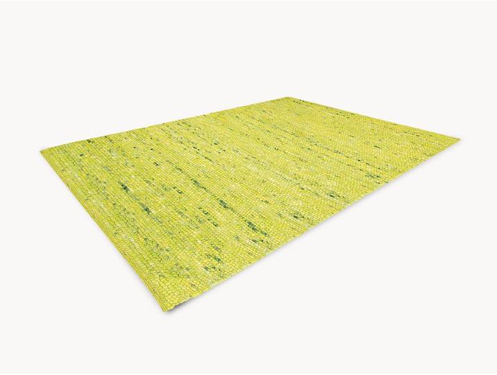 Schurwollteppich Toso - 60x120 cm - kleegrün