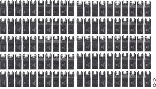 TOOLCRAFT TO-10246101 HCS Multifunktionswerkzeug-Zubehör-Set 100teilig 34mm 100St.