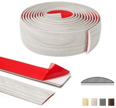 Art3d 10ft Self Adhesive Vinyl Floor Transition Strip,Laminate Floor Strip,Peel and Stick Trim Molding
