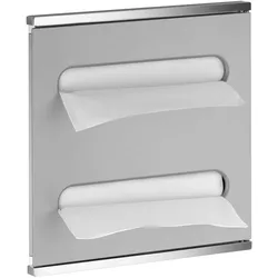 KEUCO PLAN Integral Modul Waschtisch 2, Papiertuchspender, Anschlag rechts, 44985011702, Farbe: verchromt / Aluminium-finish