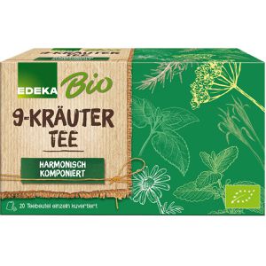 Edeka Tee 9-Kräutertee, BIO, Kräutertee, 40 g, 20 Beutel