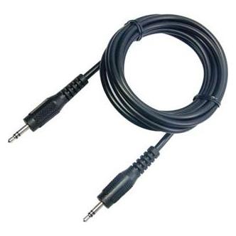 NoName Audio Kabel Jack-Stecker (3.5mm) - Jack-Stecker (3.5mm), 1.2m, schwarz, Logo, EOL (1.20 m, AUX Kabel) (35539652)