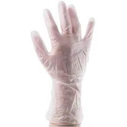 RS PRO, Schutzhandschuhe, 9 – L 100 Vinyl Einweg Latexfrei Einweghand (9, L)