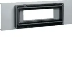 Hager R9349VERZ Blende AEE 9-fach Stahl BRS OT 120 verz