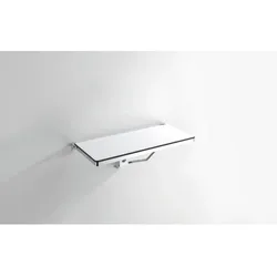 Hewi System 900 Duschklappsitz 900.51.21240 842 x 359 mm, rechteckig, poliert