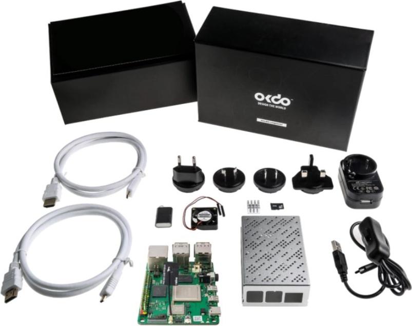 Radxa Okdo Einplatinencomputer ROCK4C+ STARTER KIT