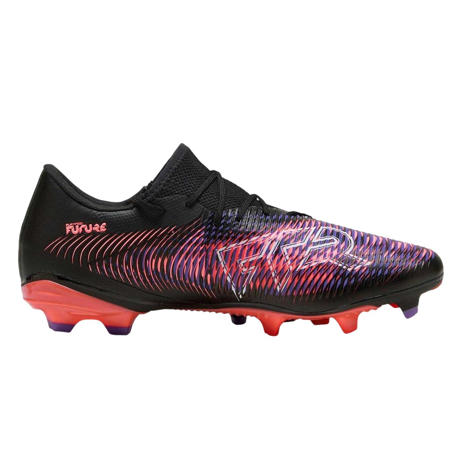 Puma Herren Future 8 Match Fußballschuhe mit künstlichem Boden (Schwarz/Violett)