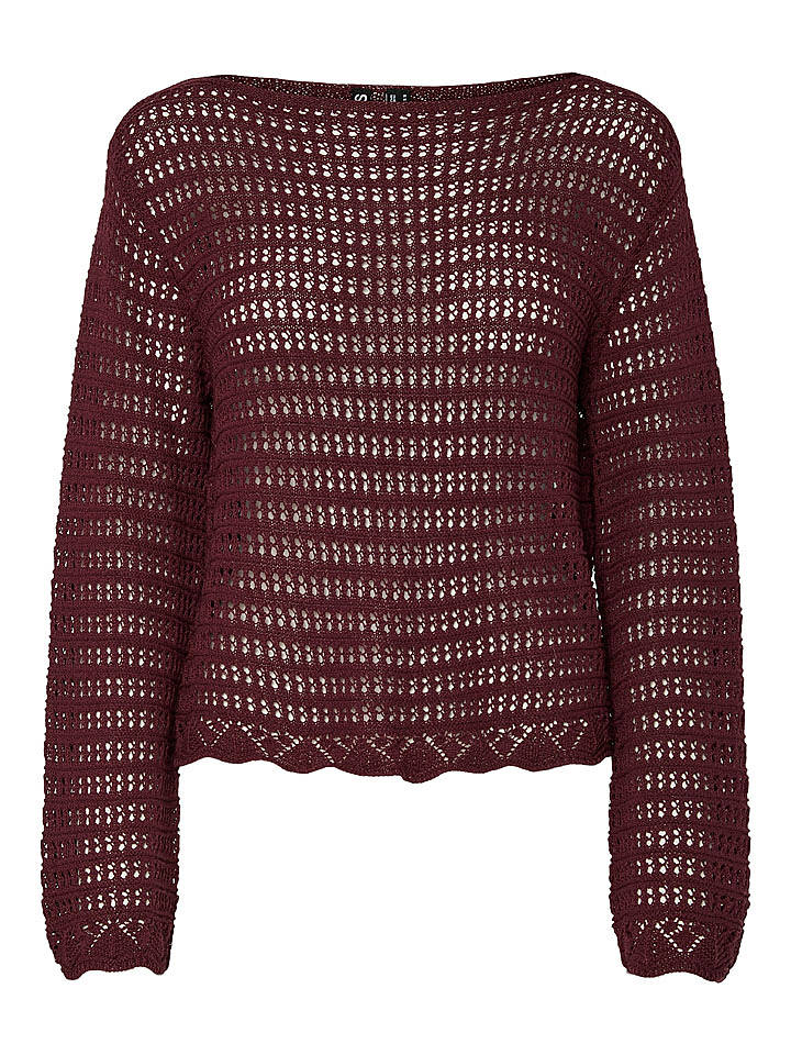Pieces Pullover "Fallon" in Braun - L