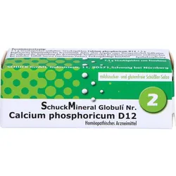Schuckmineral Globuli 2 Calcium Phosphoric.d12 7.5 G