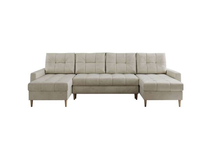 WOHNLANDSCHAFT Colin U Velvet Beige