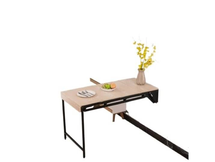 LTYKNGH Klapptisch Wand Wandmontierter Klapptisch Schweberegal aus Holz mit Drop-Leaf-Esstisch(Maple)