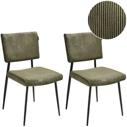ESSZIMMERSTUHL 2er-Set Olivgrün Sturgis