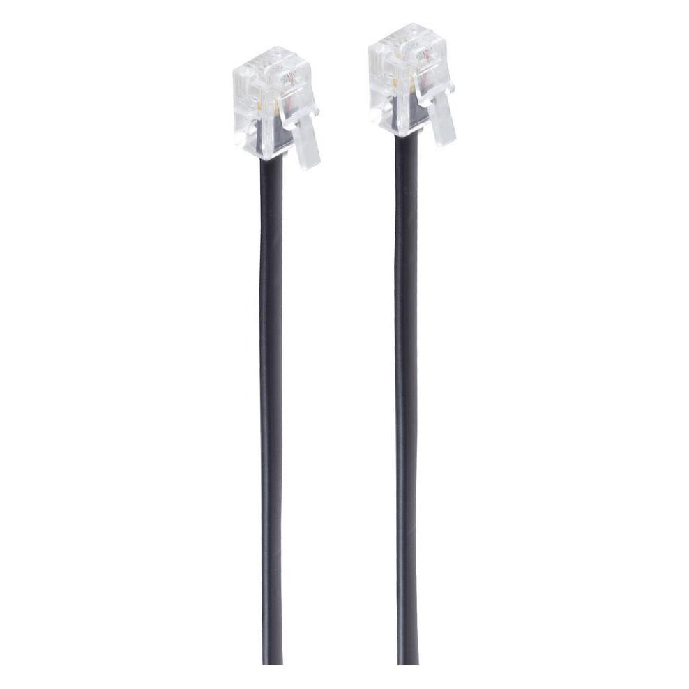 Shiverpeaks -BASIC-S--Modular-Kabel, Western-Stecker 6/4 auf Western-Stecker 6/4, schwarz, 4-adrig, 1,5m (BS70083-1.5)