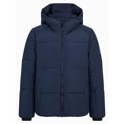 Winterjacke ZIENER "AWAR-Z AQUASHIELD JUNIOR", Jungen, Gr. 128, schwarz navy, Obermaterial: 100% Polyester. Futter: 100% Polyamid. Wattierung: 100% Polyester. Wattierung 2: 100% Polyester, Jacken Winterjacke, wasser-u. winddicht, warm durch...