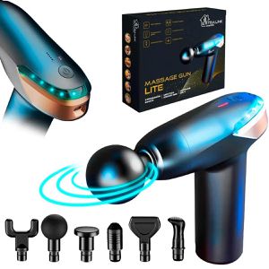 Extralink Massagepistole Lite, 6 Aufsätze & 6 Intensitätsstufen