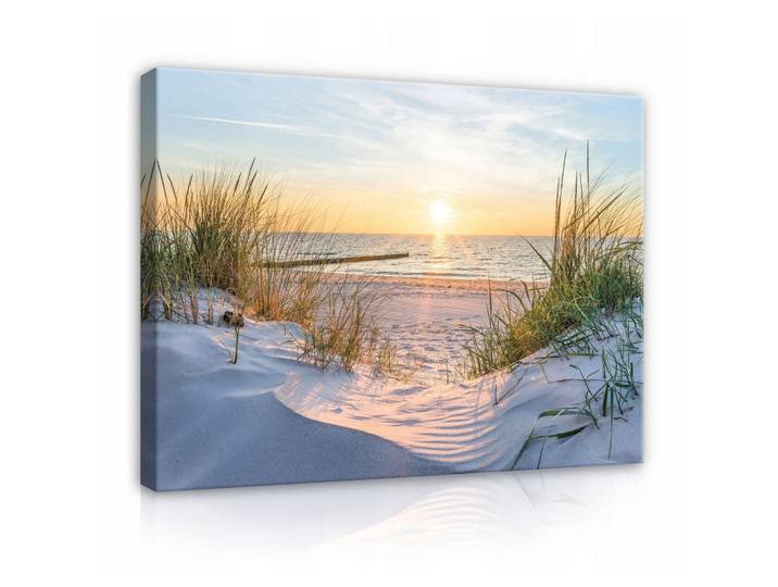 LEINWANDBILD Strand Meer Bilder Modern 120x80