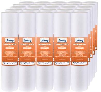 iSpring FP11X25 1 Micron Sediment Cartridges, 25-Pack