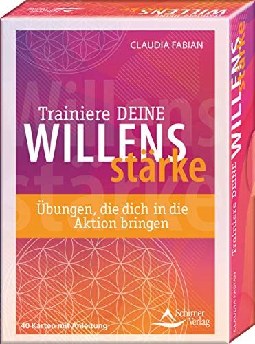 Claudia Fabian - Trainiere deine Willensstärke - Übungen, die dich in die Aktion bringen: - 40 Karten mit Anleitung - Preis vom 10.10.2026 11:48:34 h
