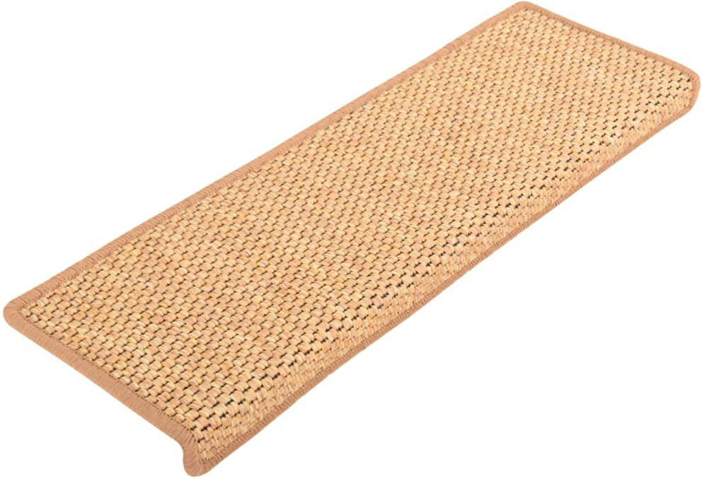 Hykkon Shellson Non-Slip Stair Tread Sisal 21cm x 65cm