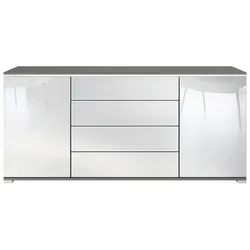 SIDEBOARD Faro Weiß Hochglanz