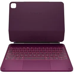 Typecase Case Edge z klawiaturą for iPad Pro 13" 2024/2025 raspberry (Apple iPad Pro 13 2024, Apple iPad Pro 13 2025), Tablet Hülle, Pink
