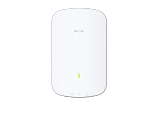 D-Link DAP-X3060W AX3000 Wi-Fi 6 wandplaat toegangspunt, dual-band, PoE, 3 downlink LAN-poorten, WPA3-beveiliging, Nuclias Connect Management