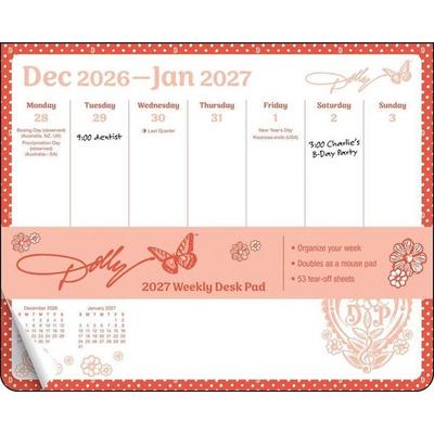 Dolly Parton 2027 Weekly Desk Pad Calendar