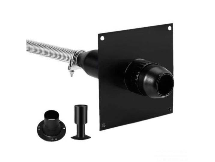 Kit de panneaux de montage isolés pour échappement de générateur, à fixation murale
