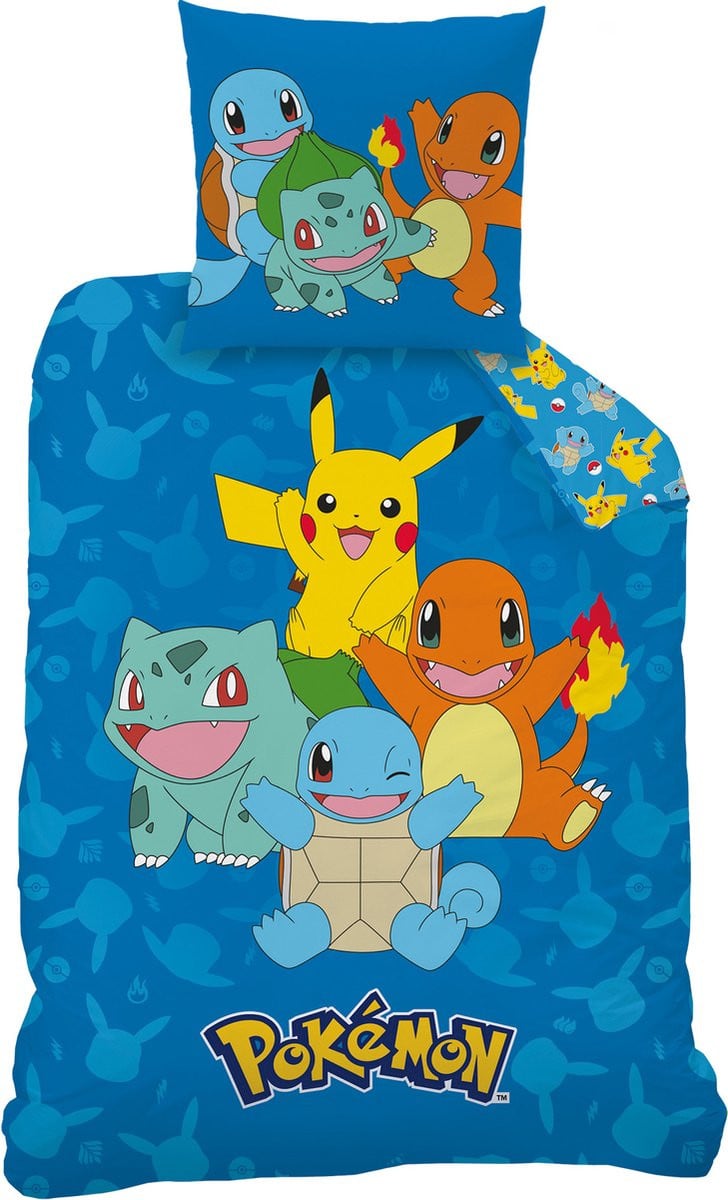 Pokémon Dekbedovertrek Goodbye voor volwassenen - 140 x 200 cm