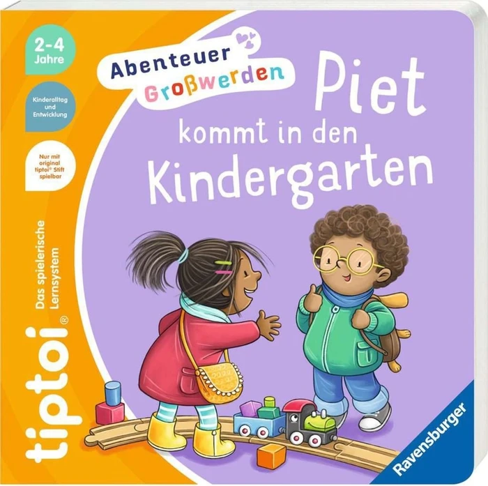 Ravensburger tiptoi Abenteuer Großwerden: Piet kommt in den Kindergarten