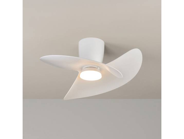 LED-Deckenventilator Ona weiß DC leise CCT 70 cm - Mantra Mantra Iluminación - Wohnzimmer - Modern - Metall