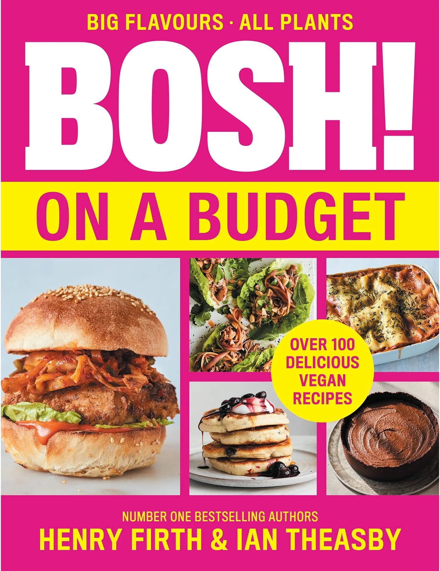 HQ (HarperCollins) BOSH! on a Budget by Henry Firth & Ian Theasby - Paperback Vegan Cookbook - 100+ Budget-Friendly Plant-Based Recipes - Sunday Times Bestseller