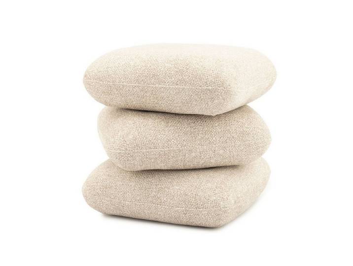 LEVEN Lifestyle Sitzhocker Hocker Kissen-Komposition moderner Pouf Sitzkissen