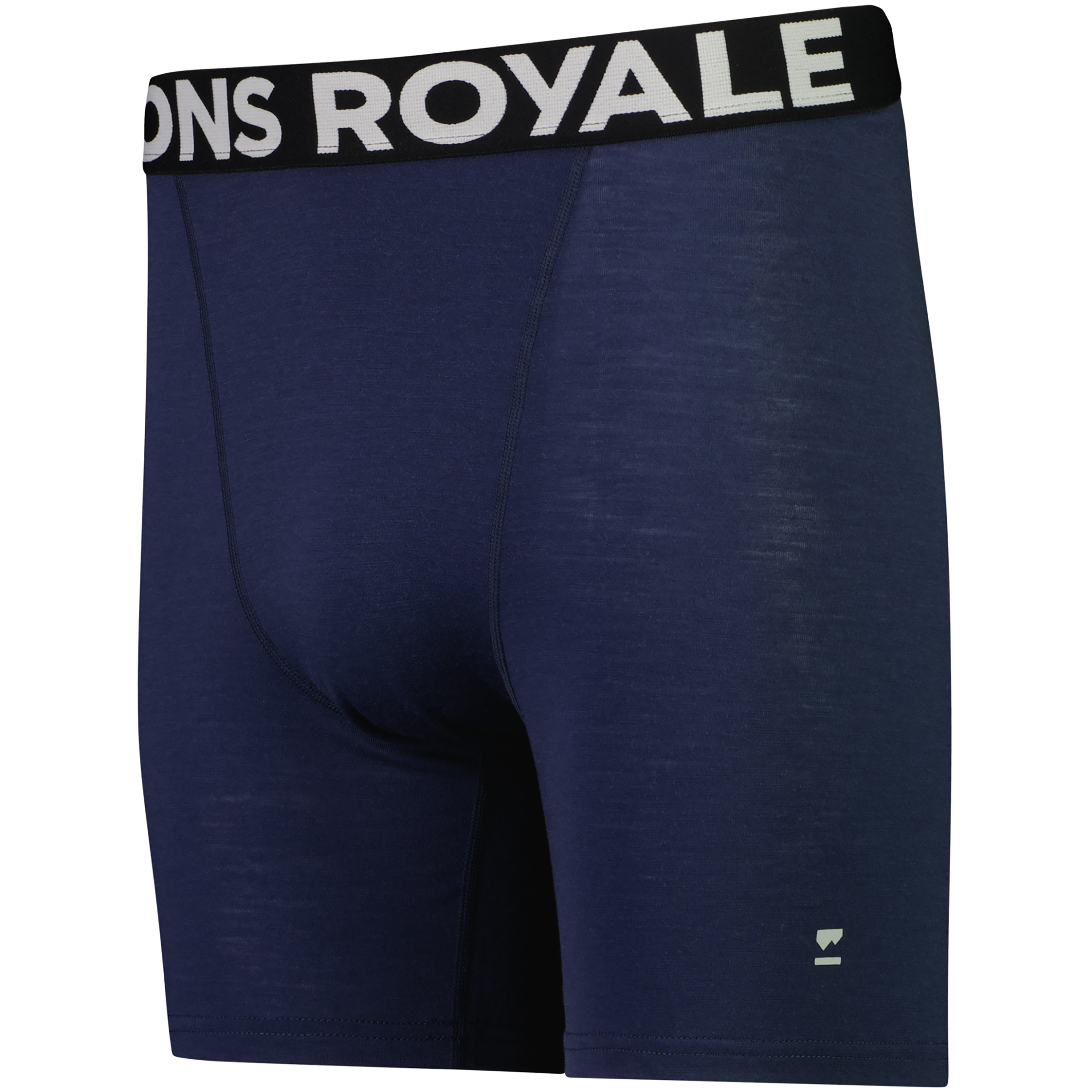 Mons Royale Hold 'em Boxer Herren Kurze Unterhose blau Größe S Elastisch Merinowolle