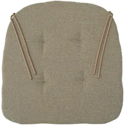 Stuhlkissen REMEMBER FULDA (LBH 42x42x4 cm) - braun - LBH 42x42x4 cm