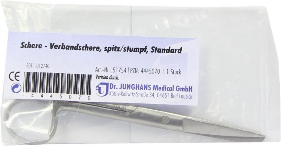 Verbandschere spitz/stumpf 13 cm 1stk