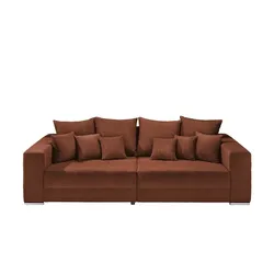Primo Bigsofa aus Cordstoff Ricardo ¦ rot ¦ Maße (cm): B: 262 H: 85 T: 111.0