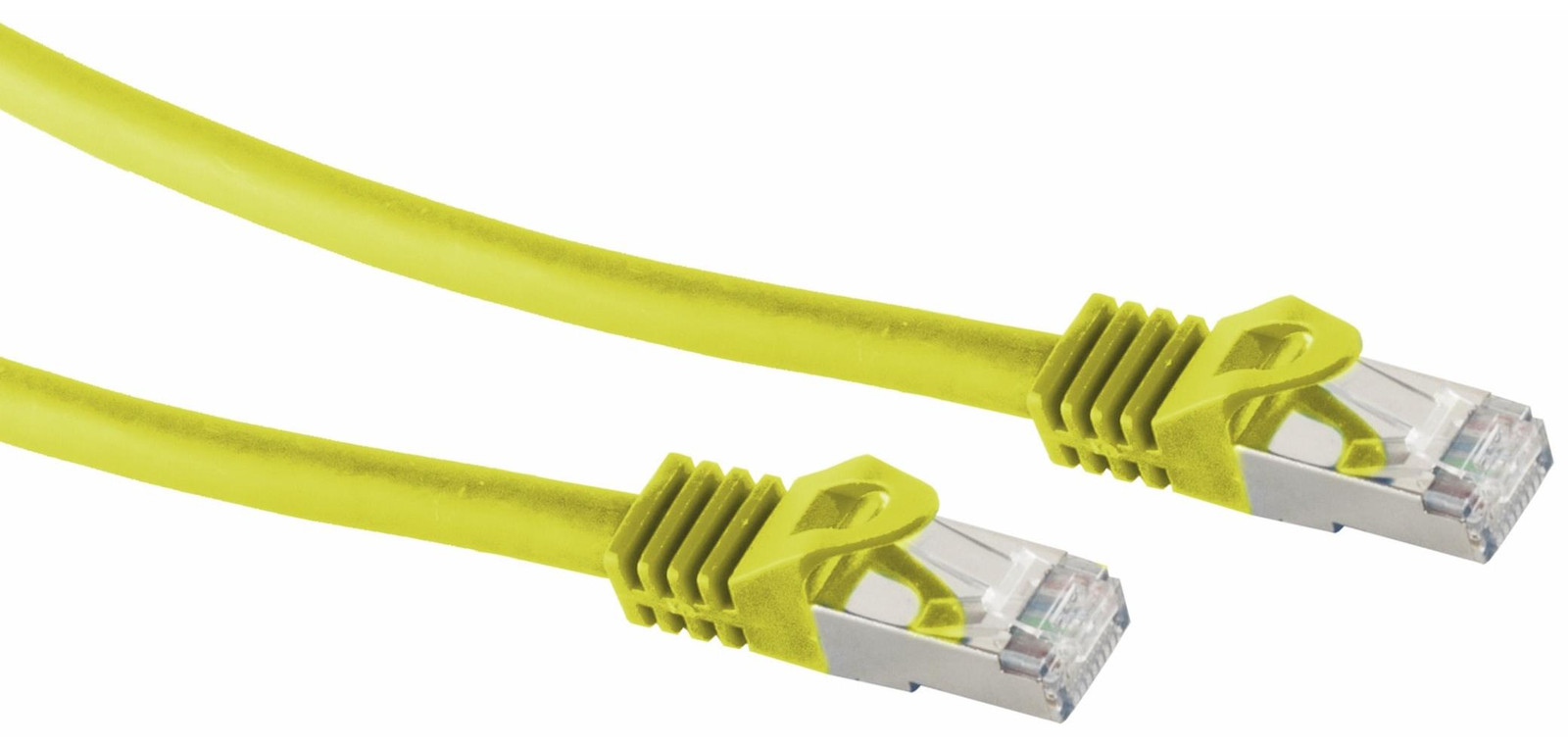 Microconnect SFTP710Y Cat7 S/FTP Netwerkkabel met RJ-45 connectoren, 10 meter, geel