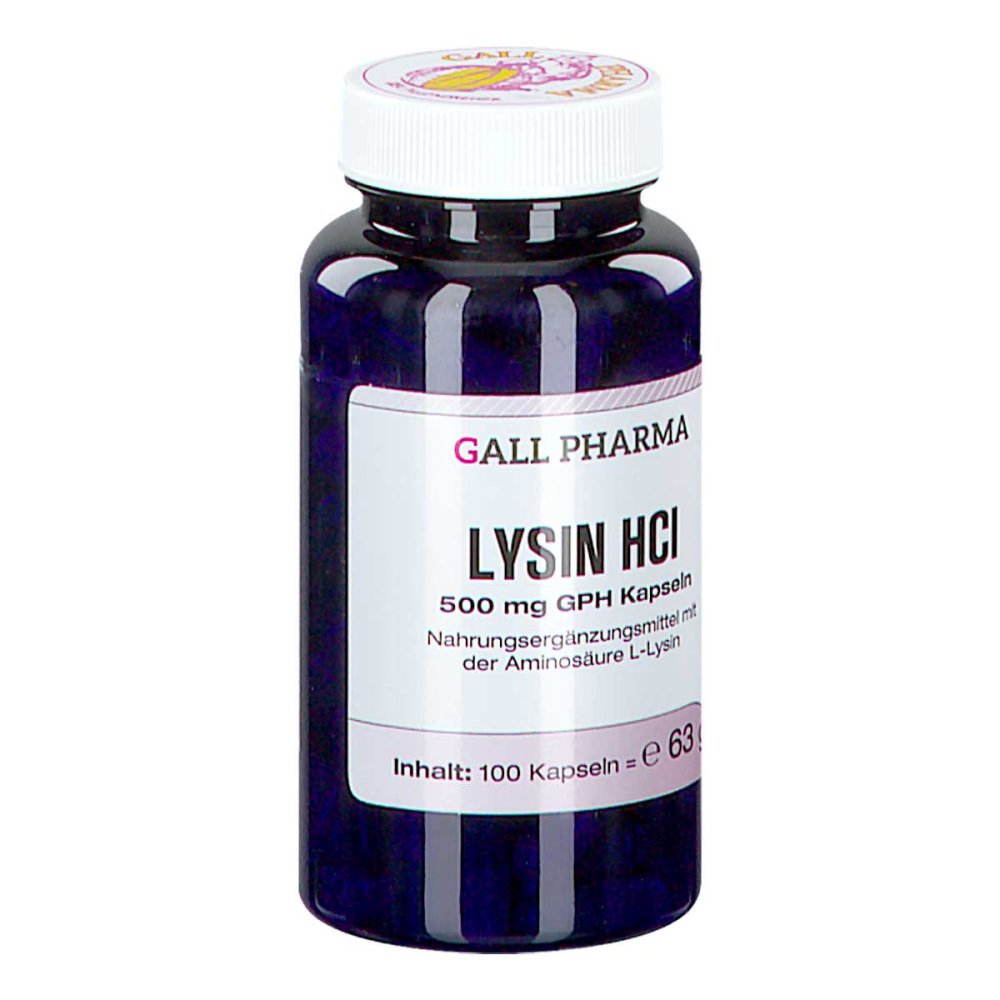 Hecht-Pharma GmbH Lysin Hcl 500 mg Gph Kapseln 07147321