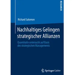 Nachhaltiges Gelingen strategischer Allianzen, Fachbücher von Richard Salomon
