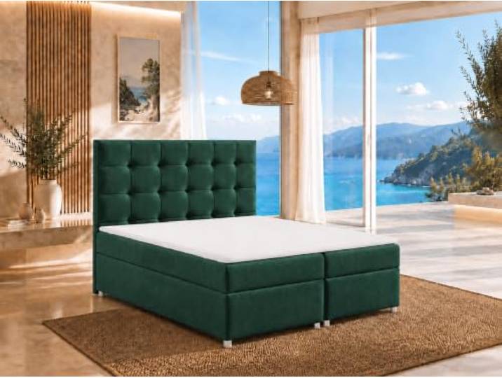 Best For Home Trinity K-12 Boxspringbett 140x200 cm mit Topper und Stauraum