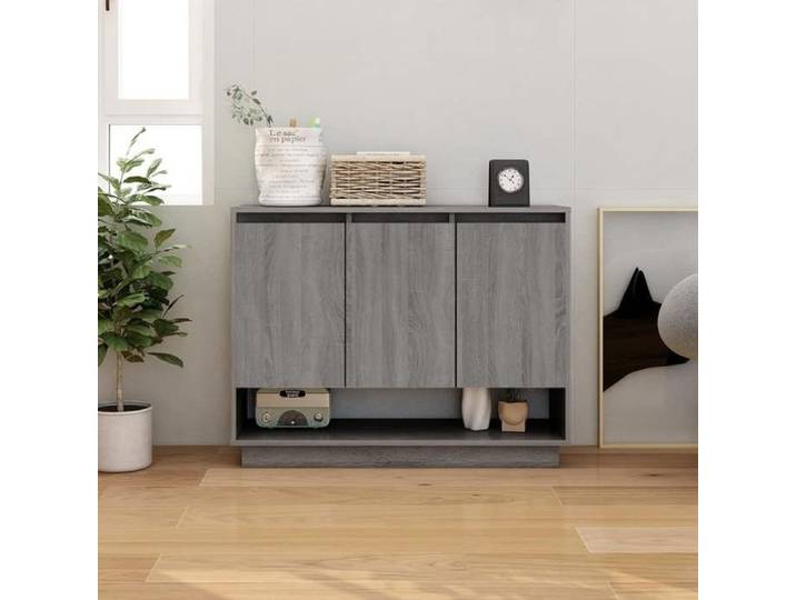(Gris) Buffet bahut - Buffet Enfilade Sonoma gris 97x31x75 cm bois ingénierie 976317