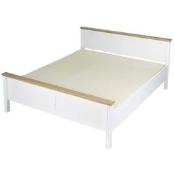 Inter Link Bett Maluno 180 x 200 cm Holz Weiß