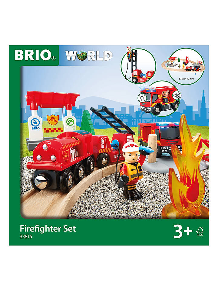 Brio Feuerwehrlok mit Zubehör - ab 3 Jahren - onesize