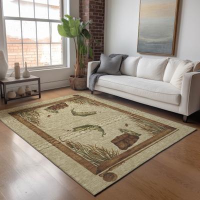 Addison Rugs Premium Washable Super Soft Fishing Dreams Mayfield Rug