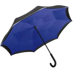 FARE Stockschirm Regenschirm 7715 black/euro blue Ø 109 cm