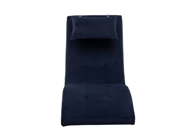 SalesFever Relaxliege Samt blau