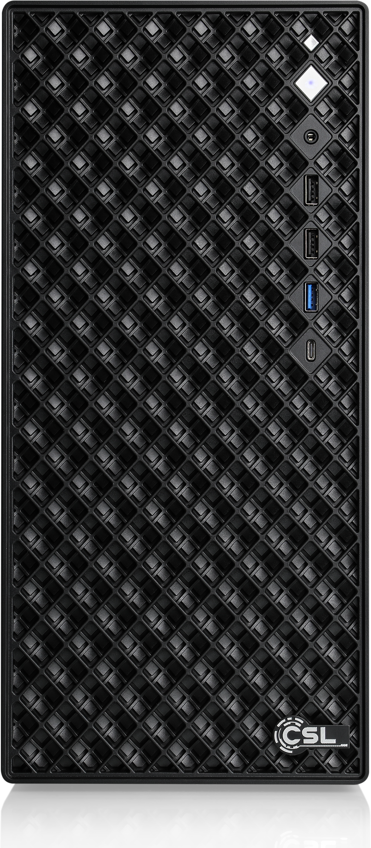 CSL PC "Mystic V24581", schwarz, Microsoft Windows 11 Home (64 Bit), 64 GB RAM 2.000 GB SSD, Desktop-PCs, PC