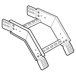 Van Geel POR45090300S Fallstück B450 H125 V4A Edelstahl