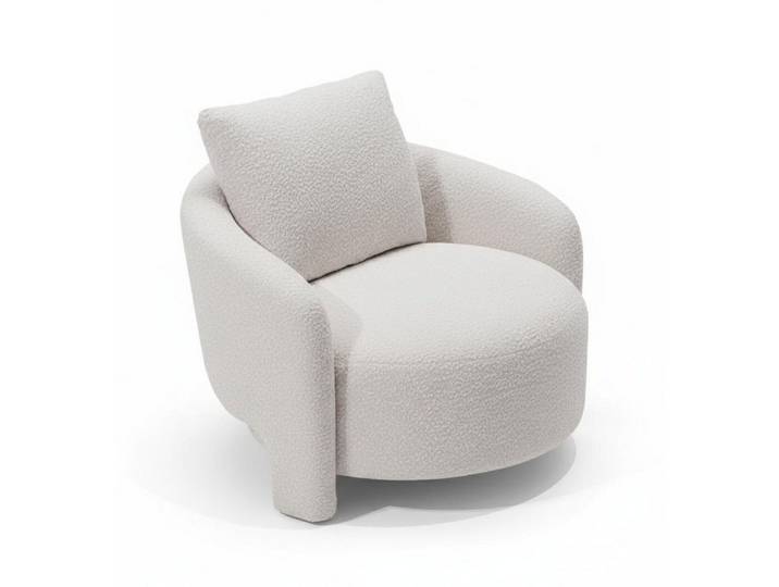 JVmoebel Sessel Sessel Weiß Modernes Design Geräumig Lounge-Sessel Einfarbiges Muster (1-St)